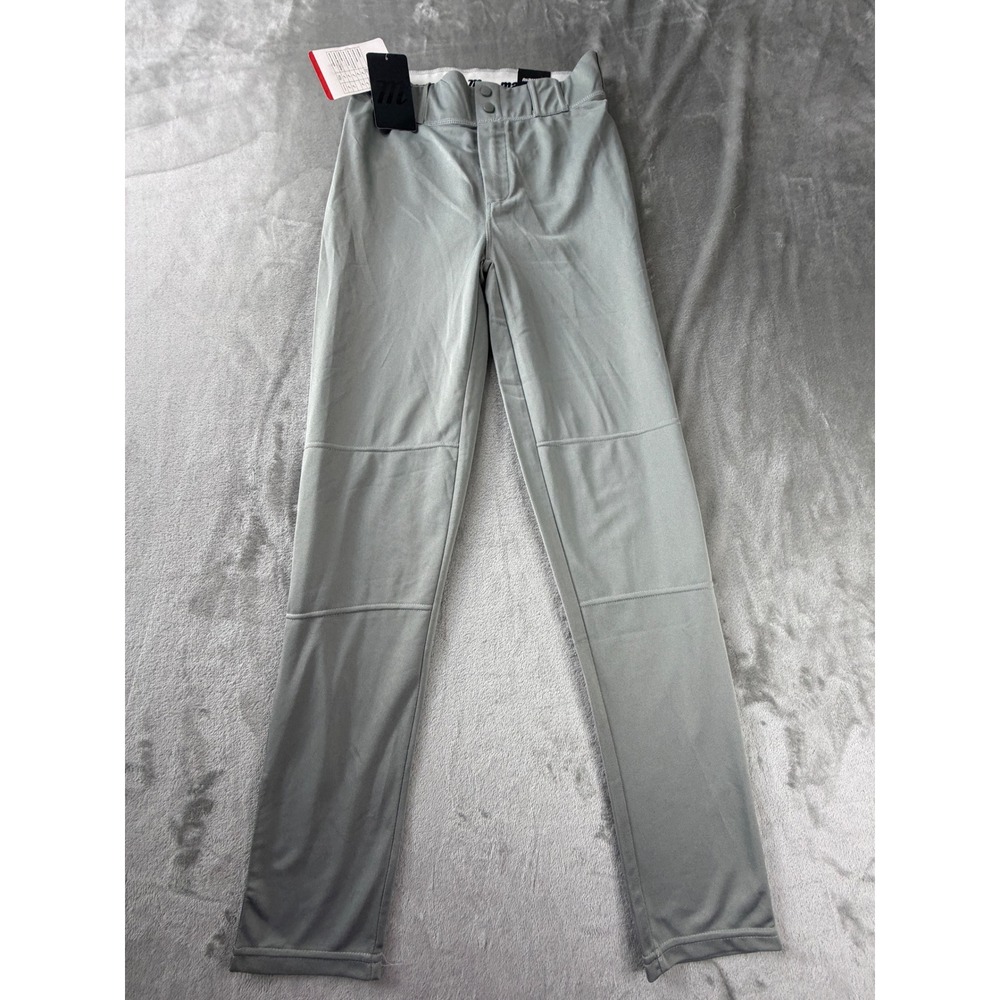 Marucci Baseball Pant Mens Medium Gray On-Base Tapered Fit MAPTOBEXT